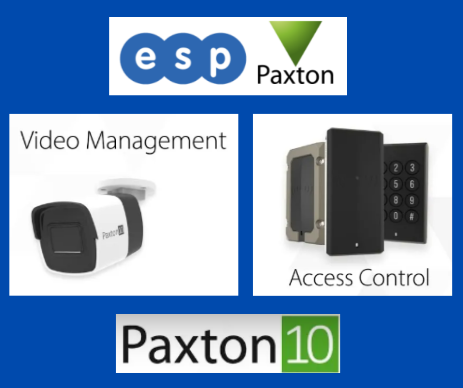 ESP BANNER and Paxton10 Banner Plus pictures of ACCESS CONTROL and Video Management