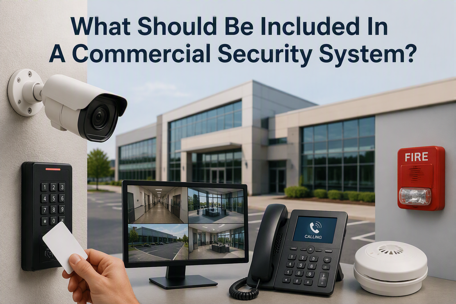 What Should Be Included In A Commercial Security System?